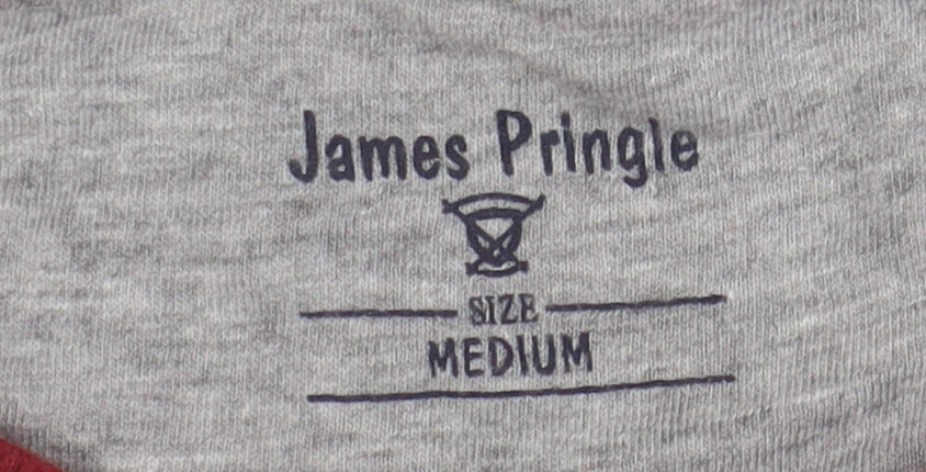 Unisex Adults UK M Regular James Pringle Red Pullover Sweatshirt
