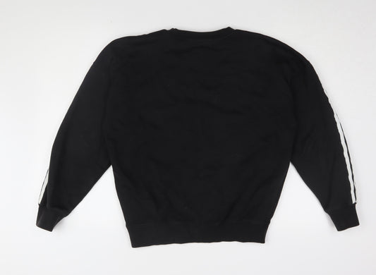 Adidas Unisex Black Pullover Sweatshirt S