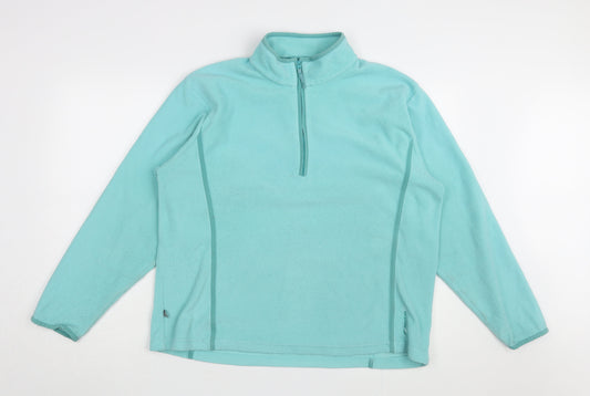 Mountainlife Women's Blue Fleece Pullover Size 18