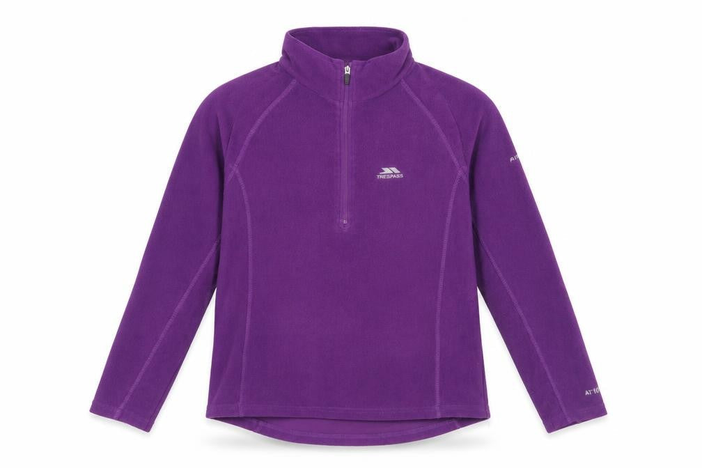 Womens UK M Regular Trespass Purple Pullover Sweatshirt