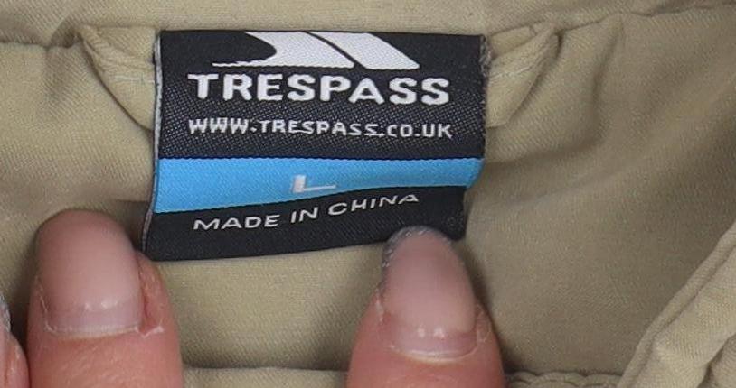 Trespass Men's Beige Lined Waistcoat - L