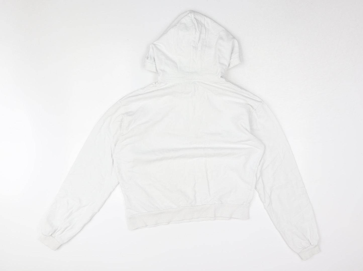 NA-KD Women's White Pullover Hoodie - Size M