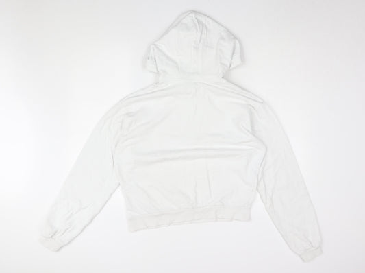 NA-KD Women's White Pullover Hoodie - Size M