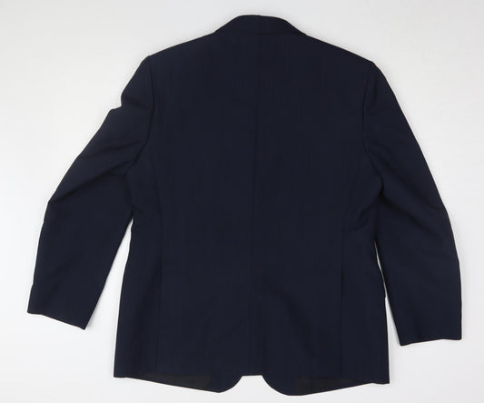 Harbarry of England Men's Blue 44S Blazer