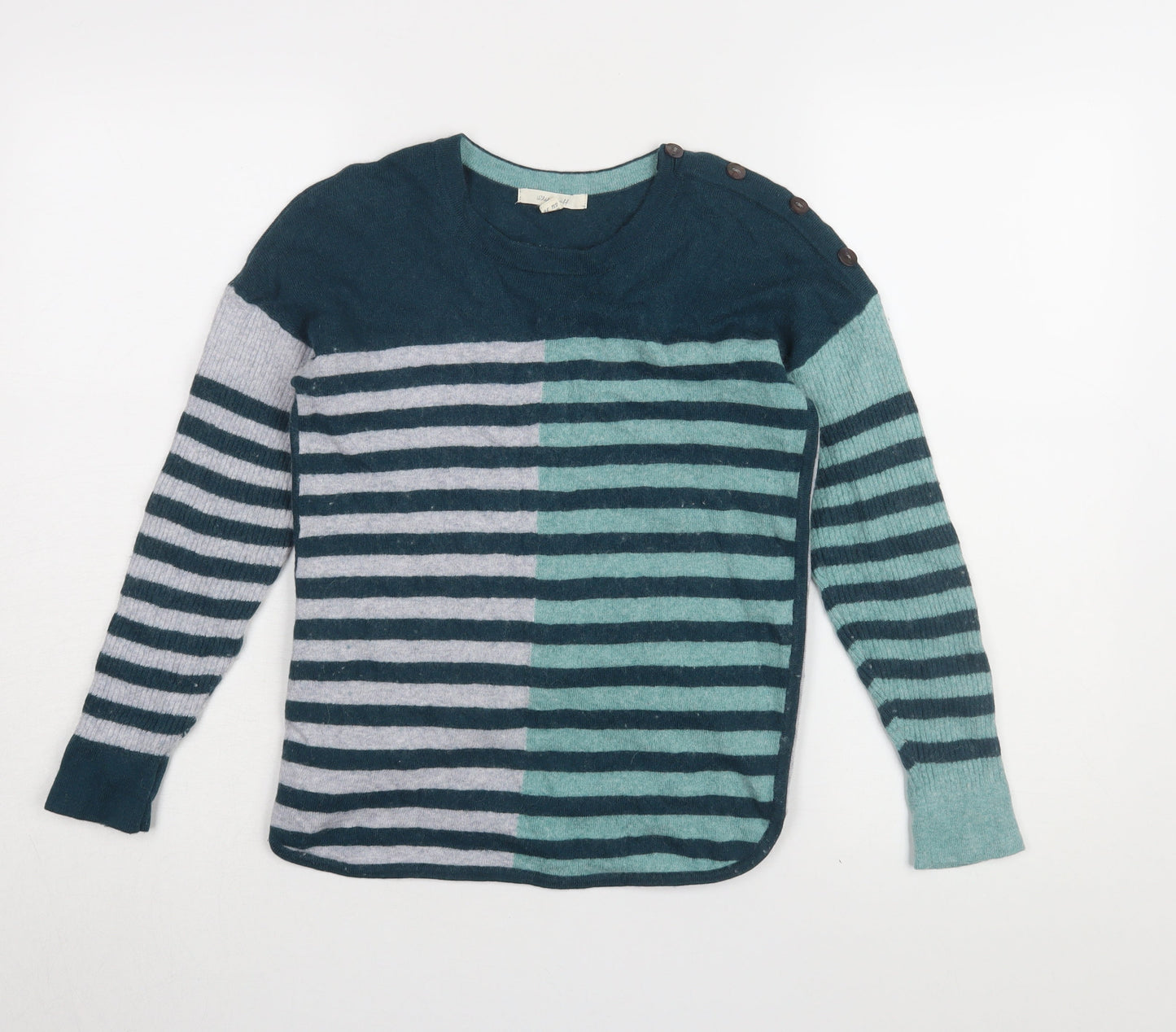 White Stuff Women's Multicoloured Striped Pullover, Size 8