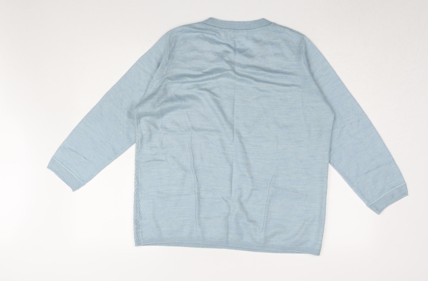 Honor Millburn Women's Blue Jumper, Size 14, Crew Neck
