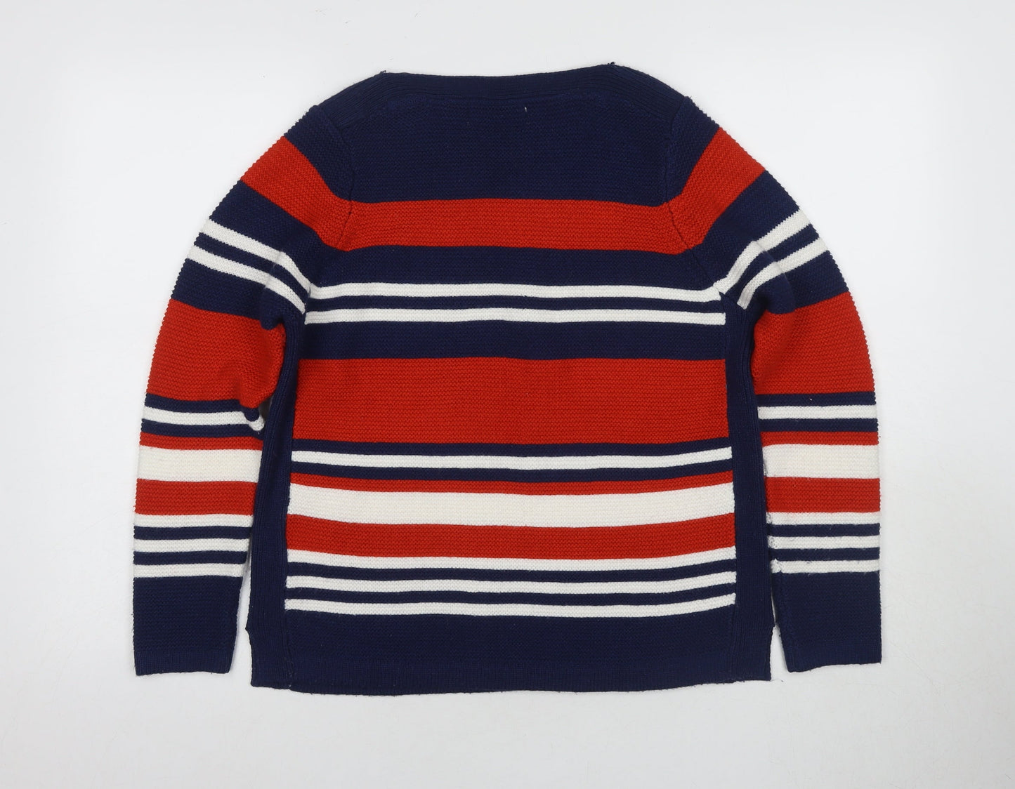 Isle Women's Multicoloured Striped Pullover Jumper 10-12