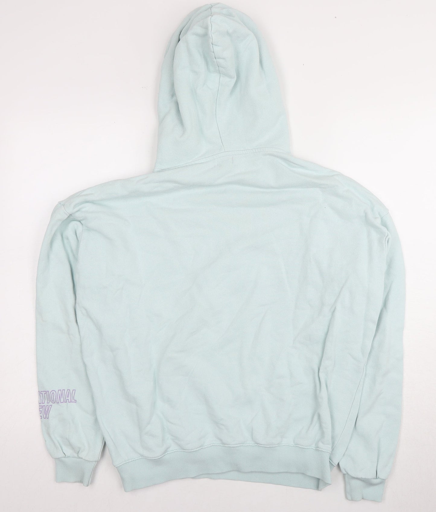 Pull & Bear Women’s Blue Pullover Hoodie, Size S
