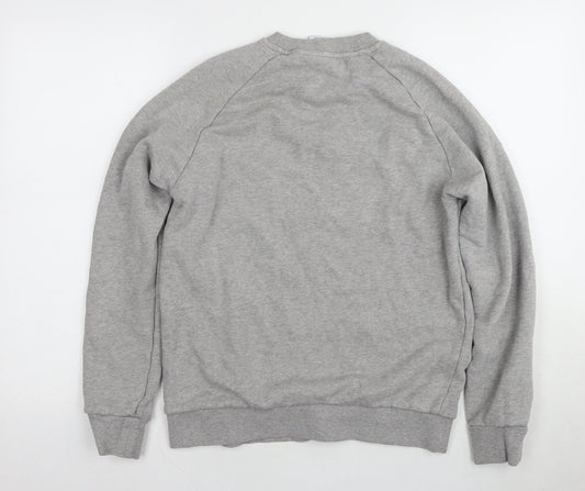 Adidas Grey M Unisex Pullover Sweatshirt