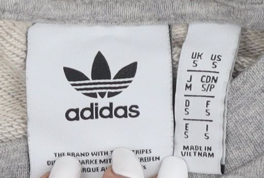 Adidas Grey M Unisex Pullover Sweatshirt