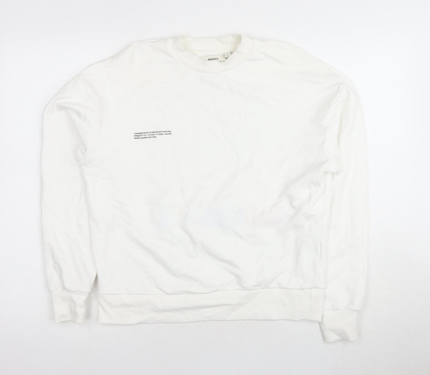 Pangaia Unisex White XS Pullover Sweatshirt