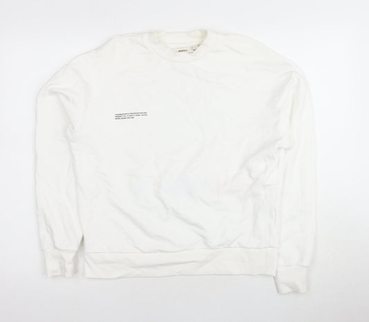 Pangaia Unisex White XS Pullover Sweatshirt