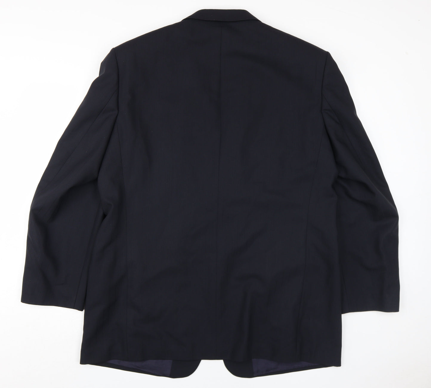 Ferkinghoff Men's Black Blazer Size 46R Single-Breasted