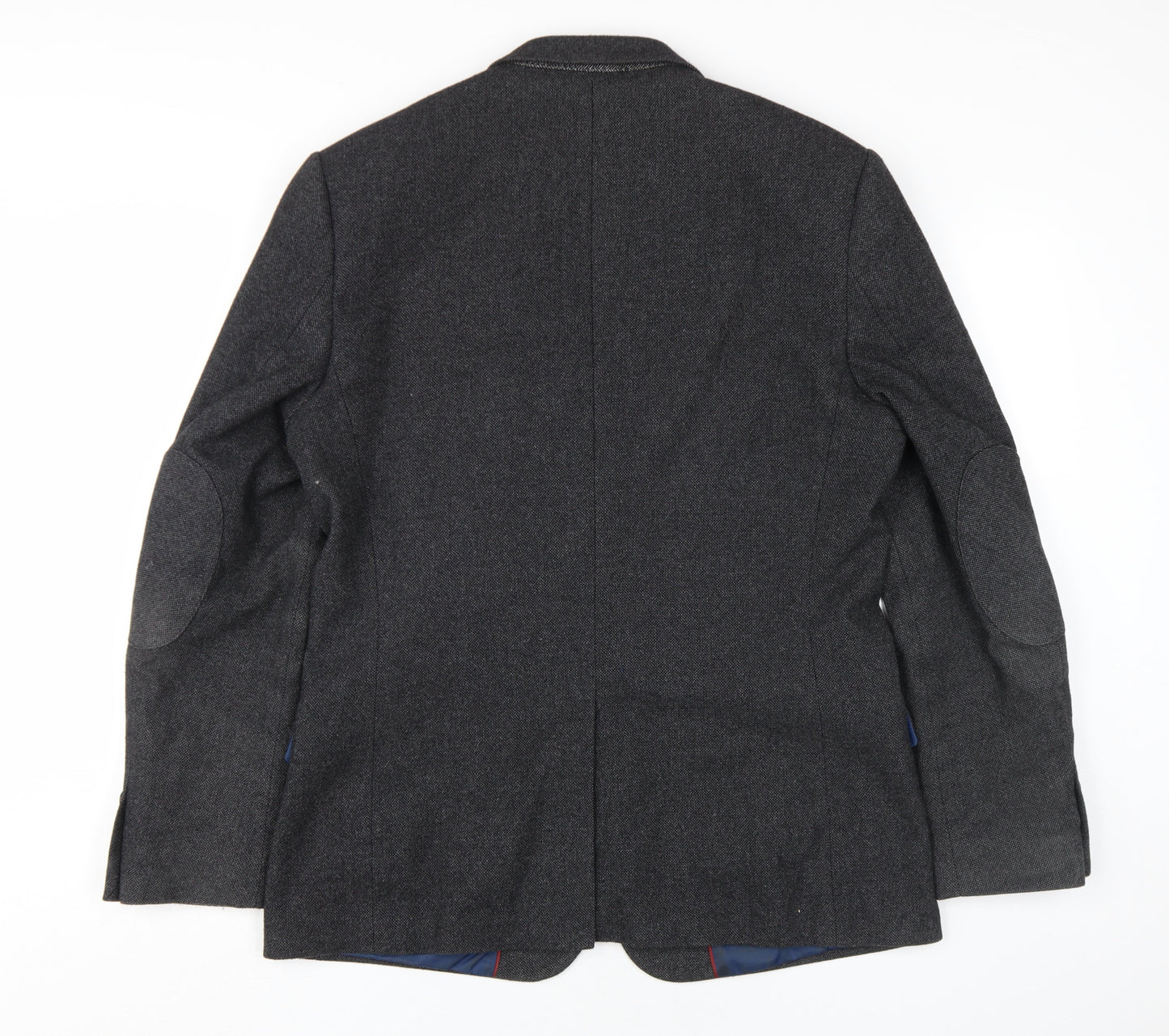 Marks and Spencer Men's Grey Blazer Size 42R Single-Breasted