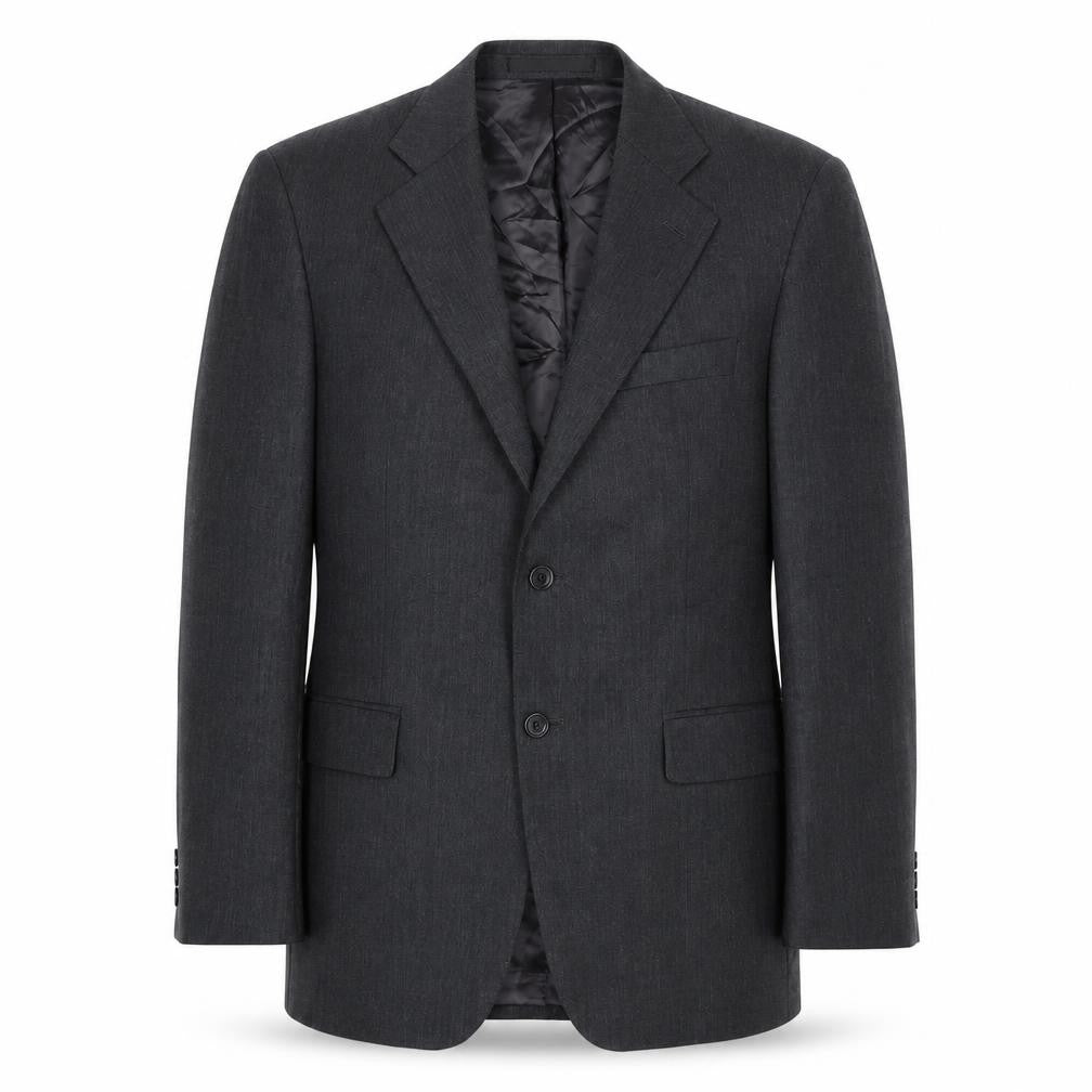 Marks and Spencer Men's Grey Wool Blazer, Size 40R, Regular Fit