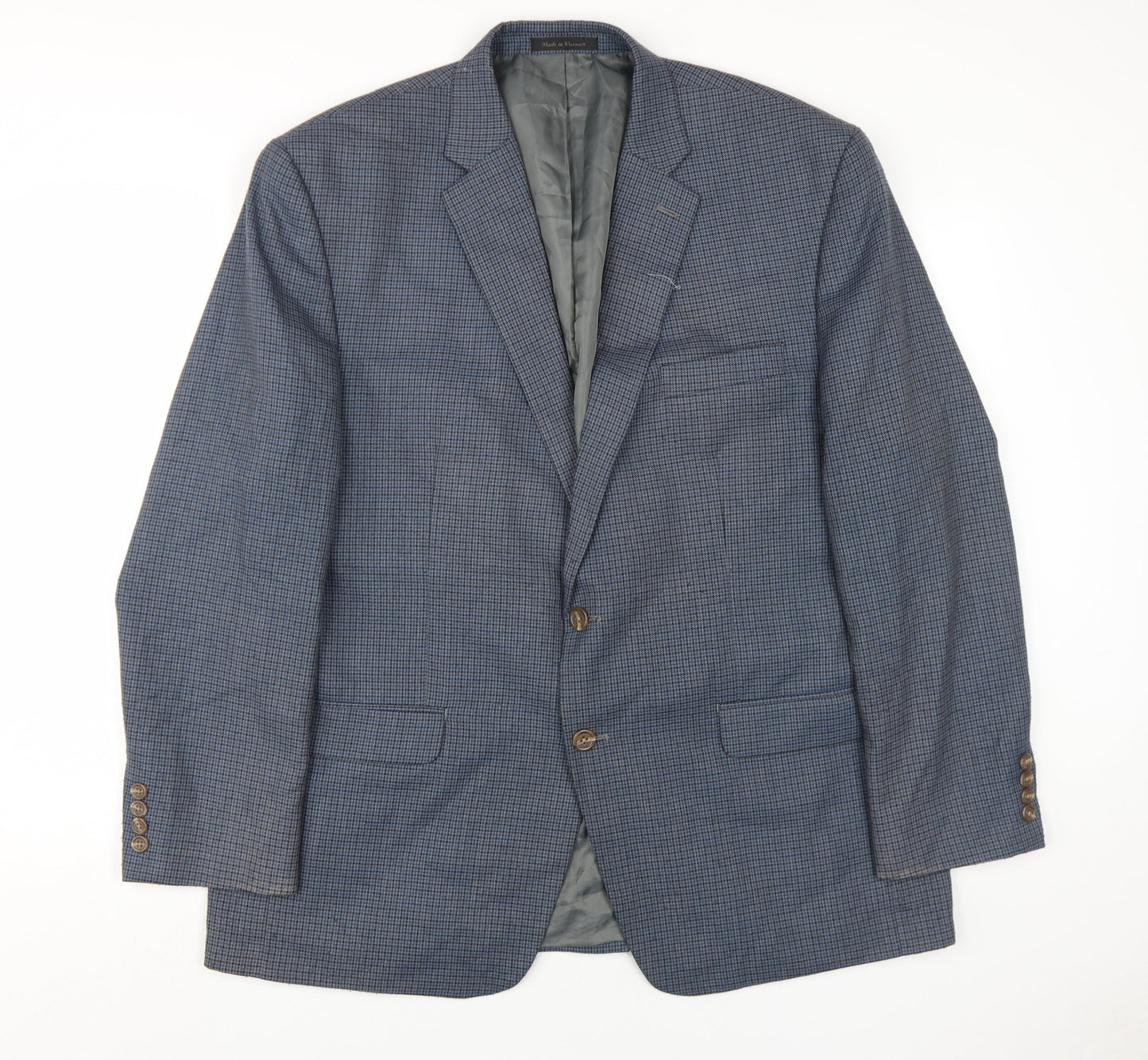 Chaps Men's Blue Check Blazer 46R
