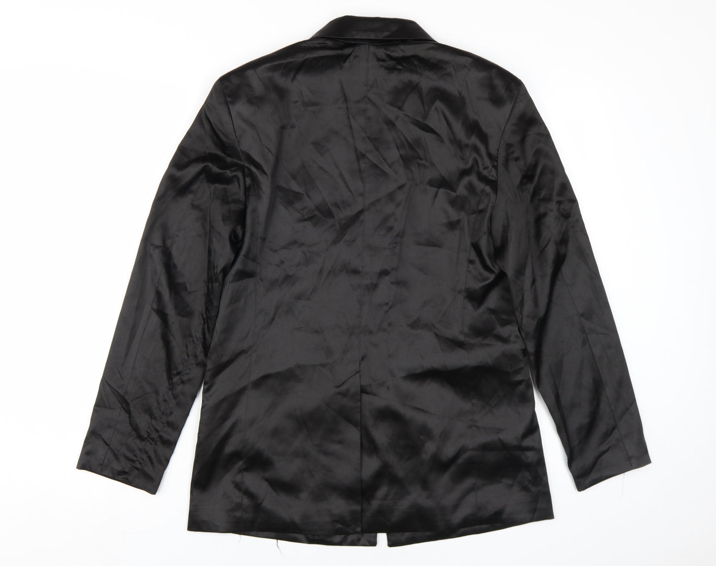 H&M Women's Black Blazer 2XS Button Classic Jacket