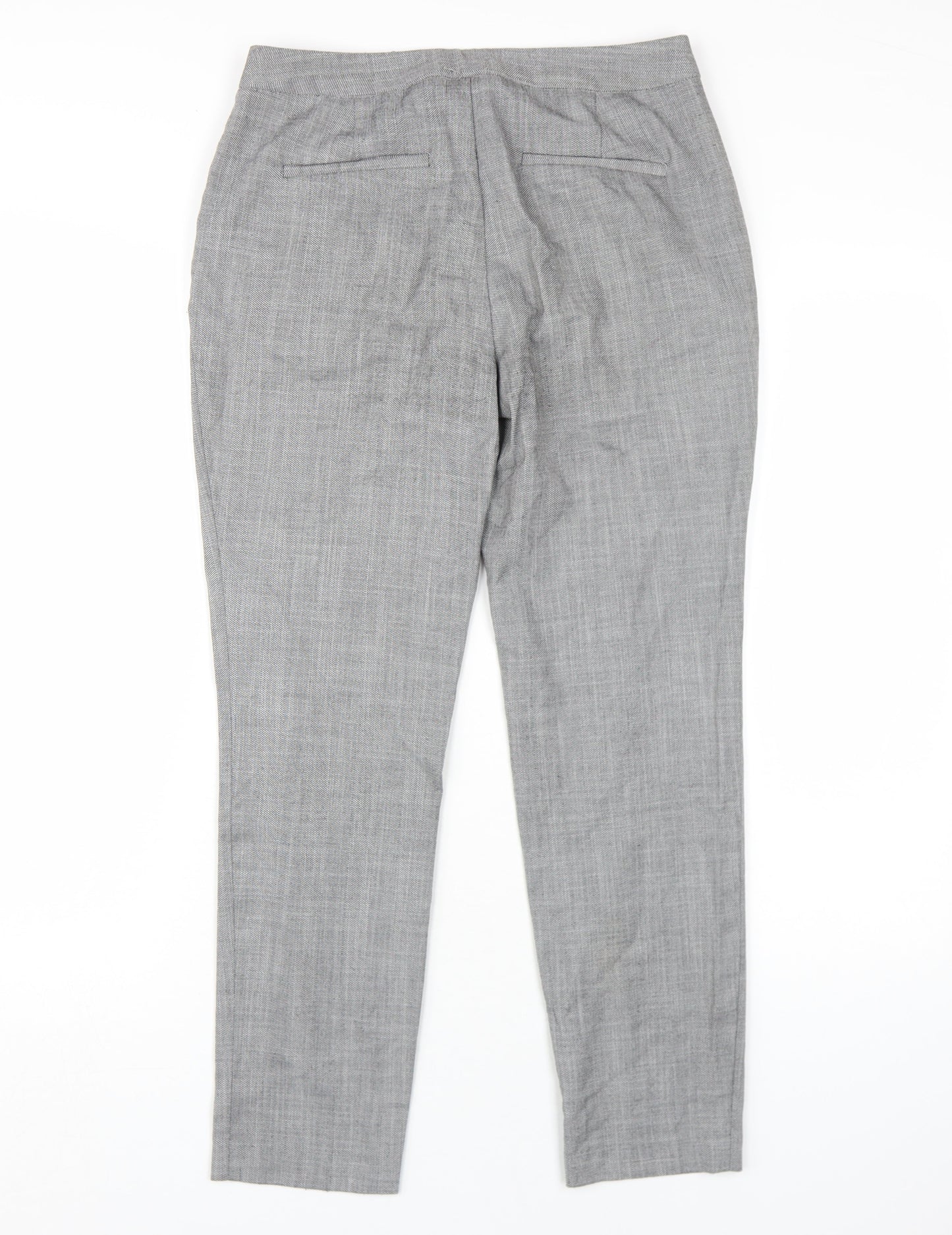 Zara Women's Grey Dress Pants, Size 8, Business Casual