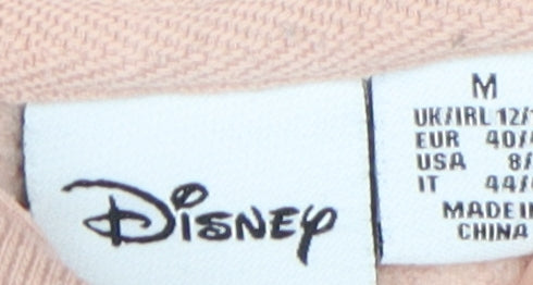 Disney Women's Pink Pullover Hoodie M