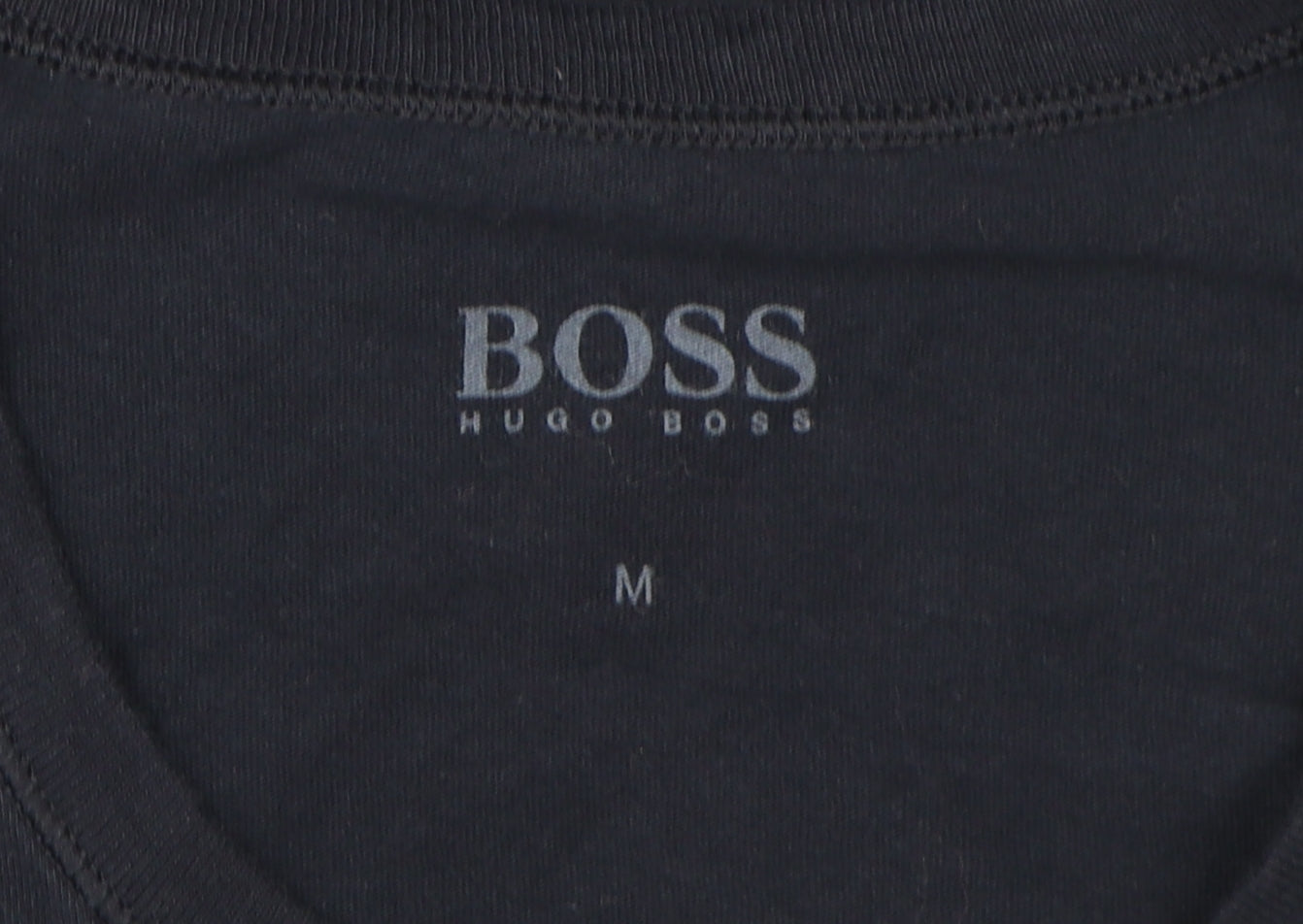 Hugo Boss Men's Navy M T-Shirt, Cotton, Crew Neck