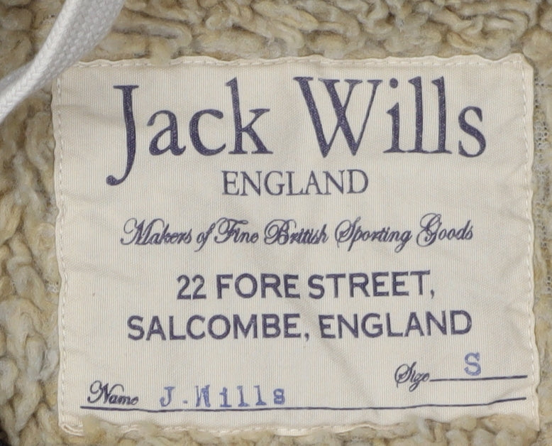 Jack Wills Men's Black Full Zip Hoodie Lined, Size S