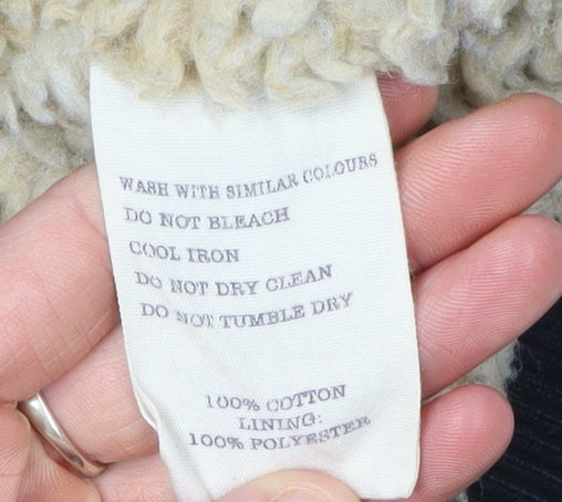 Jack Wills Men's Black Full Zip Hoodie Lined, Size S