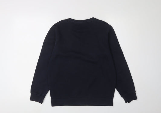 Champion Boys Black Logo Pullover Sweatshirt Large