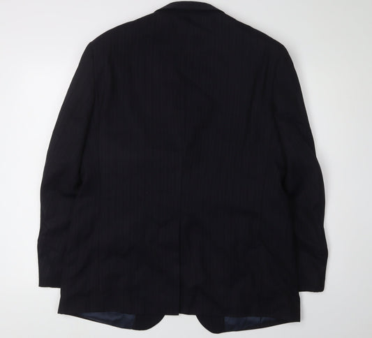 Marks and Spencer Men’s Navy Striped Suit Jacket 42S