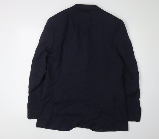 Marks and Spencer Men's Blue Blazer - Size 40R