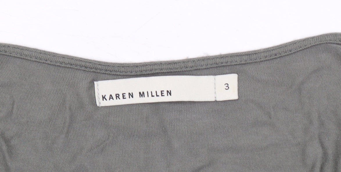 Karen Millen Women's Multicoloured Sleeveless Bodycon Dress Size XL