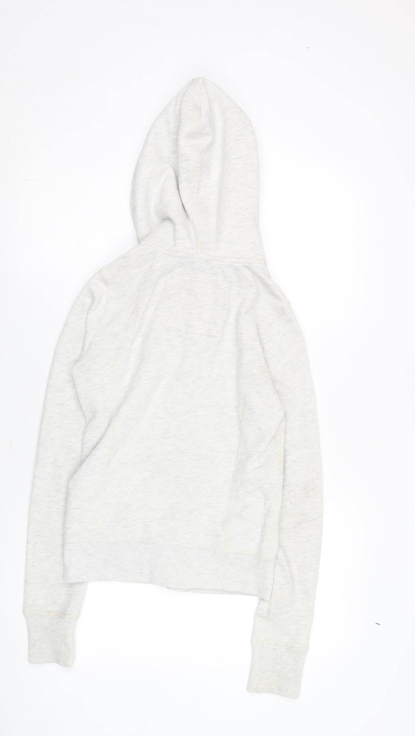 Hollister Women's White Basic Hoodie Jacket S