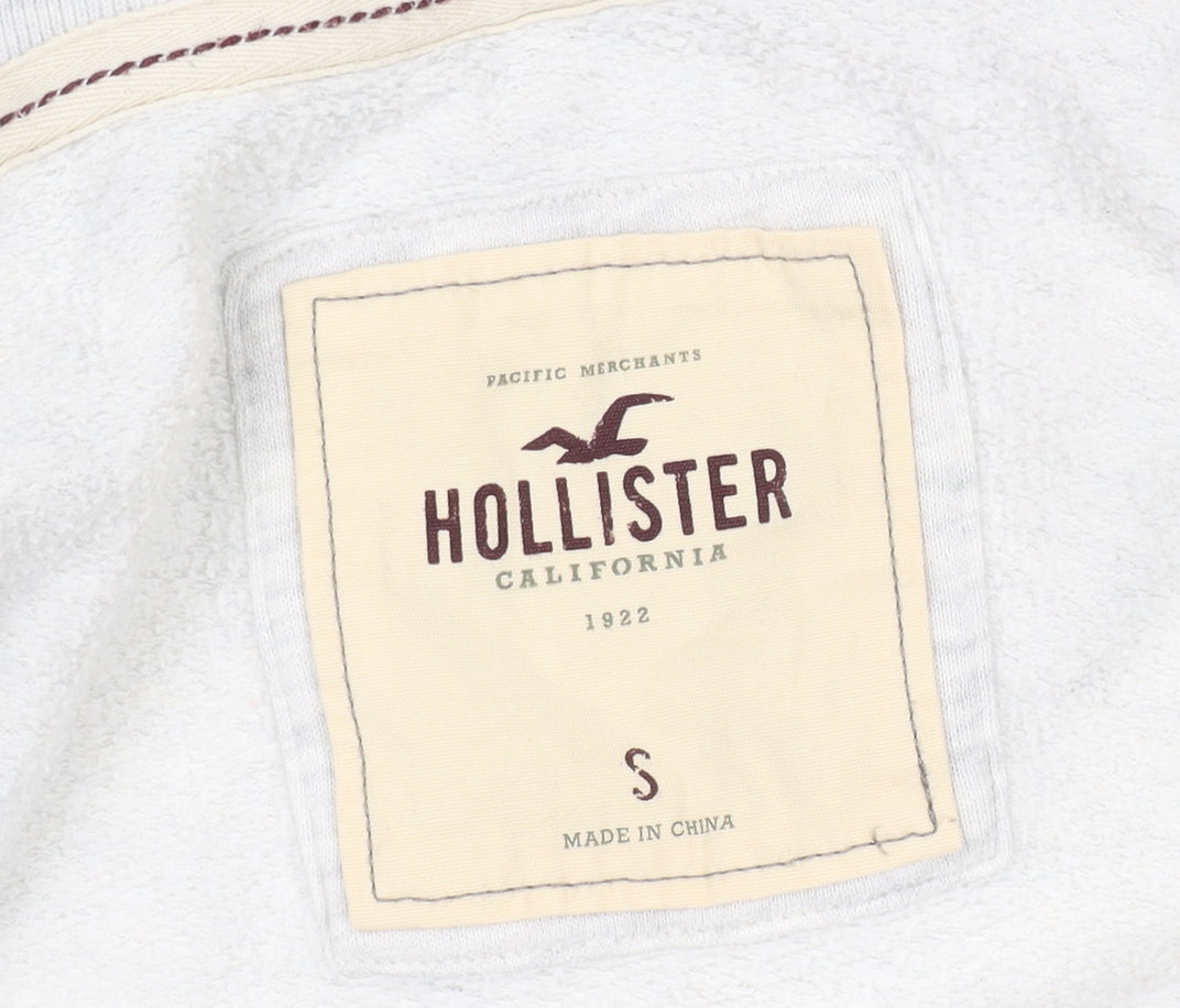 Hollister Women's White Basic Hoodie Jacket S
