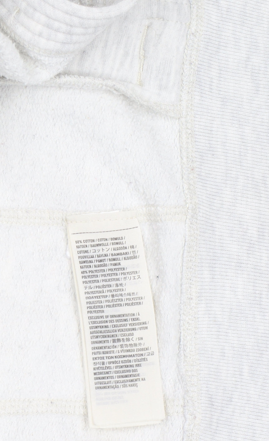 Hollister Women's White Basic Hoodie Jacket S