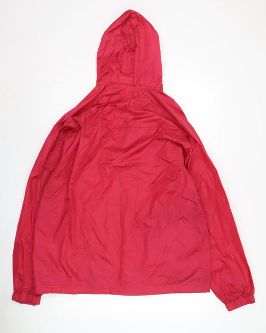 Quechua Women's Red Windbreaker Jacket Size 10
