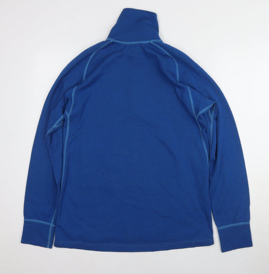 DeWalt Men's Blue 1/4 Zip Athletic Sweatshirt L