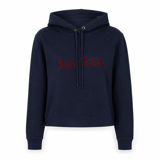 Womens UK 6 Relaxed Jack Wills Blue Pullover Hoodie