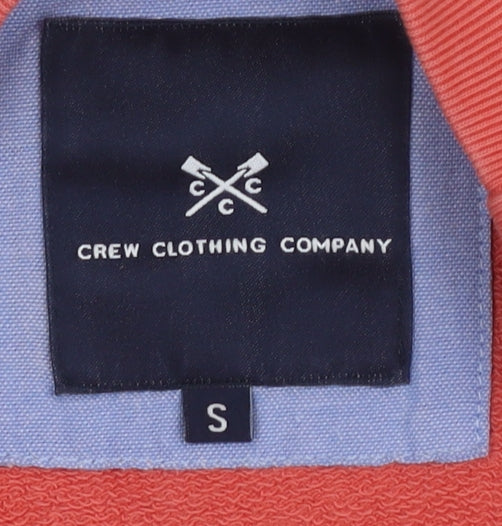 Crew Clothing Unisex Red Cotton Pullover Sweatshirt S