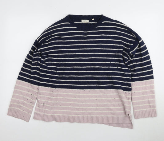 Fat Face Women's Multicoloured Striped Jumper Size 10