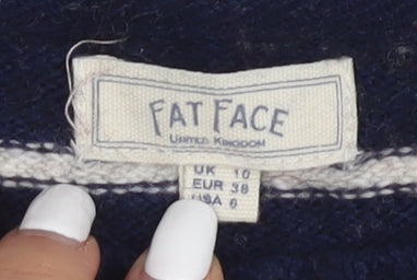 Fat Face Women's Multicoloured Striped Jumper Size 10