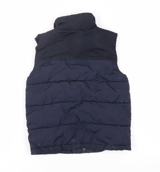Joules Boys Blue Puffer Jacket 4 Years Lined Padded