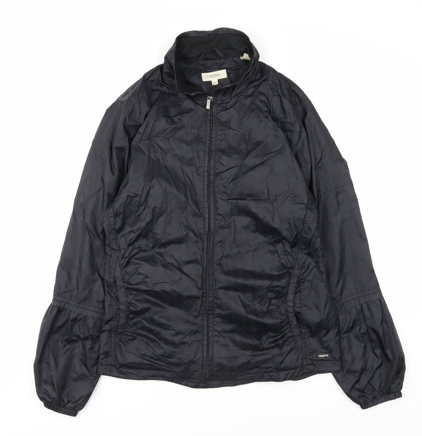 Calvin Klein Men's Black Windbreaker Jacket M