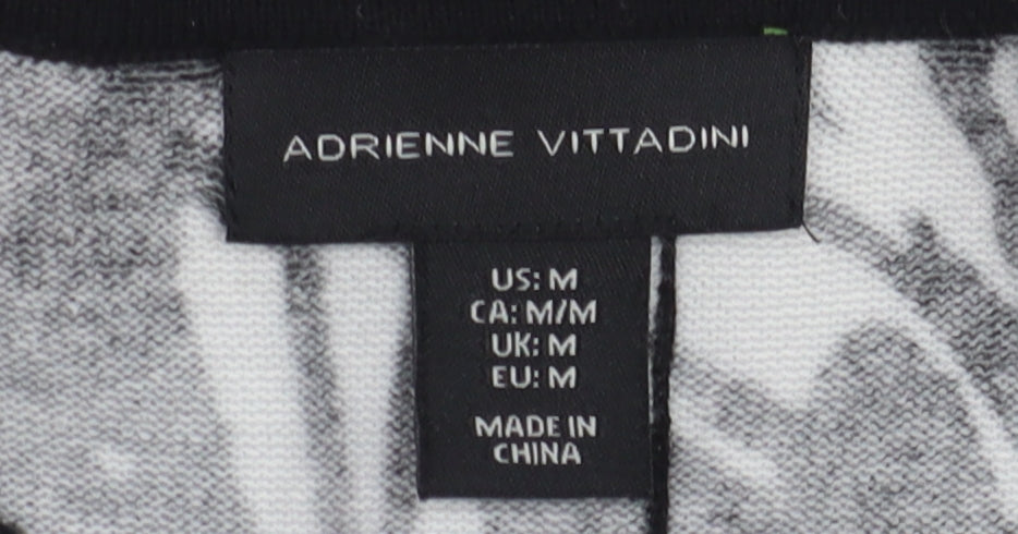 Adrienne Vittadini Women's Multicolour Floral 3/4 Sleeve Blouse