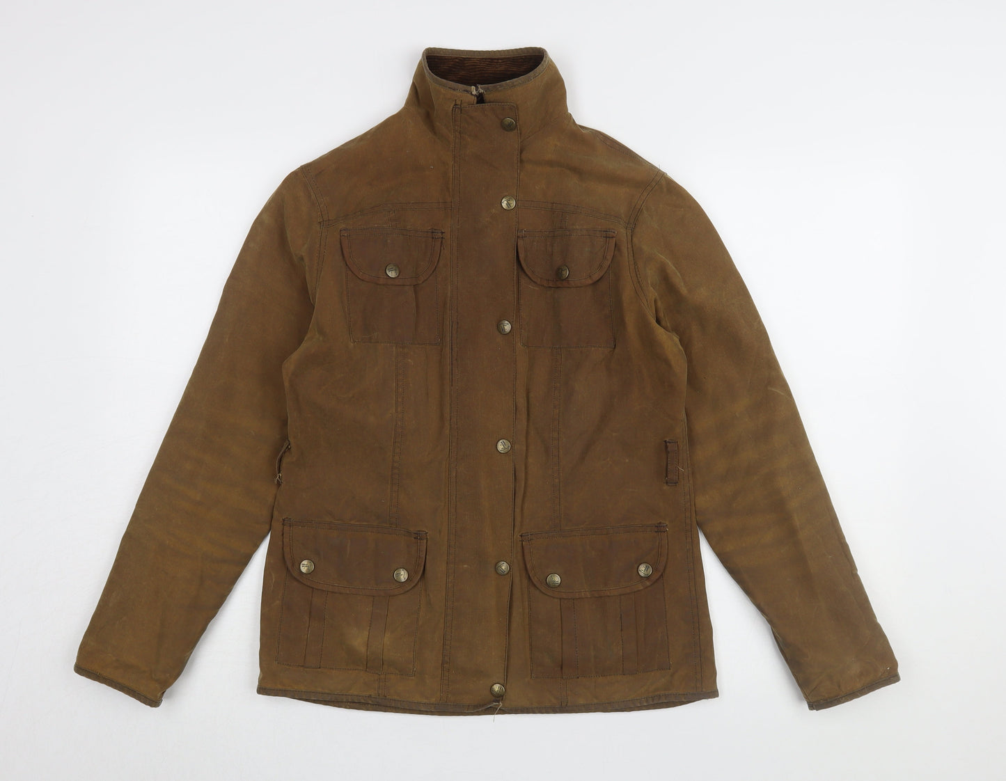 Elveden Women's Brown Waxed Cotton Jacket Size 10