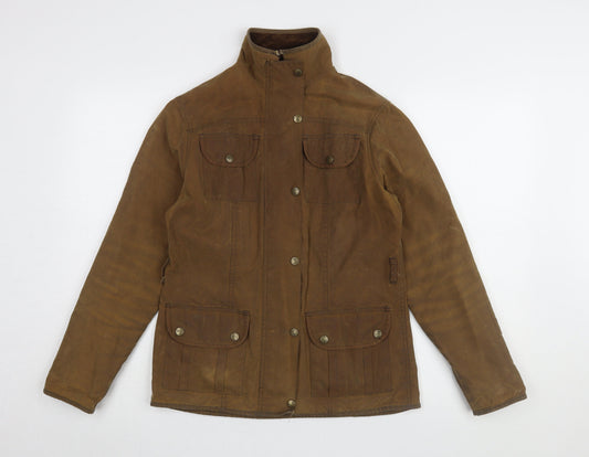 Elveden Women's Brown Waxed Cotton Jacket Size 10