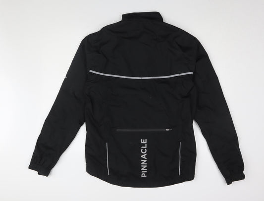 Pinnacle Men's Black Windbreaker Jacket M