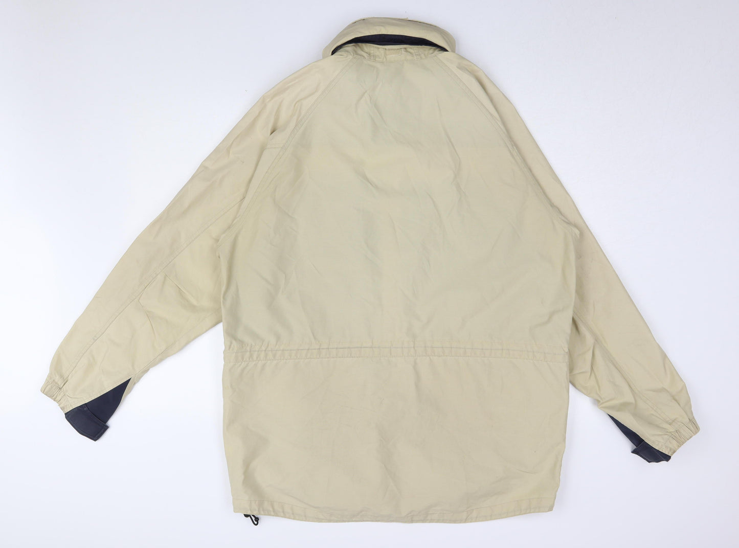 Timberland Men's Beige Medium Windbreaker Jacket