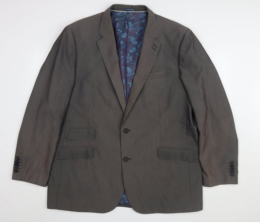 Jacamo Men's Grey Regular Fit Blazer 48R