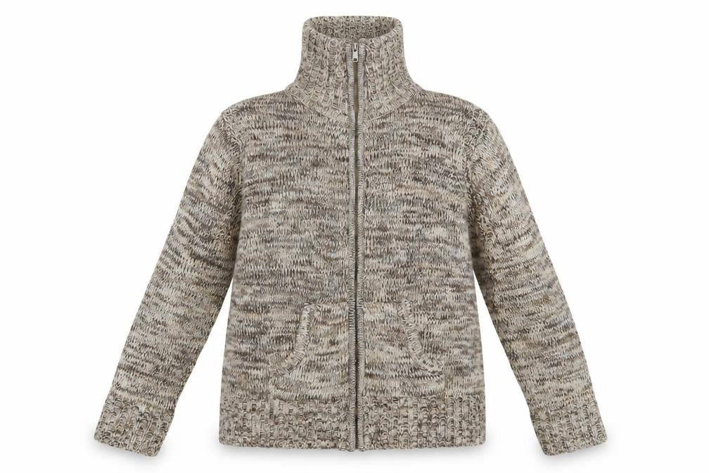 Bonmarché Women's Brown XL Basic Knit Jacket