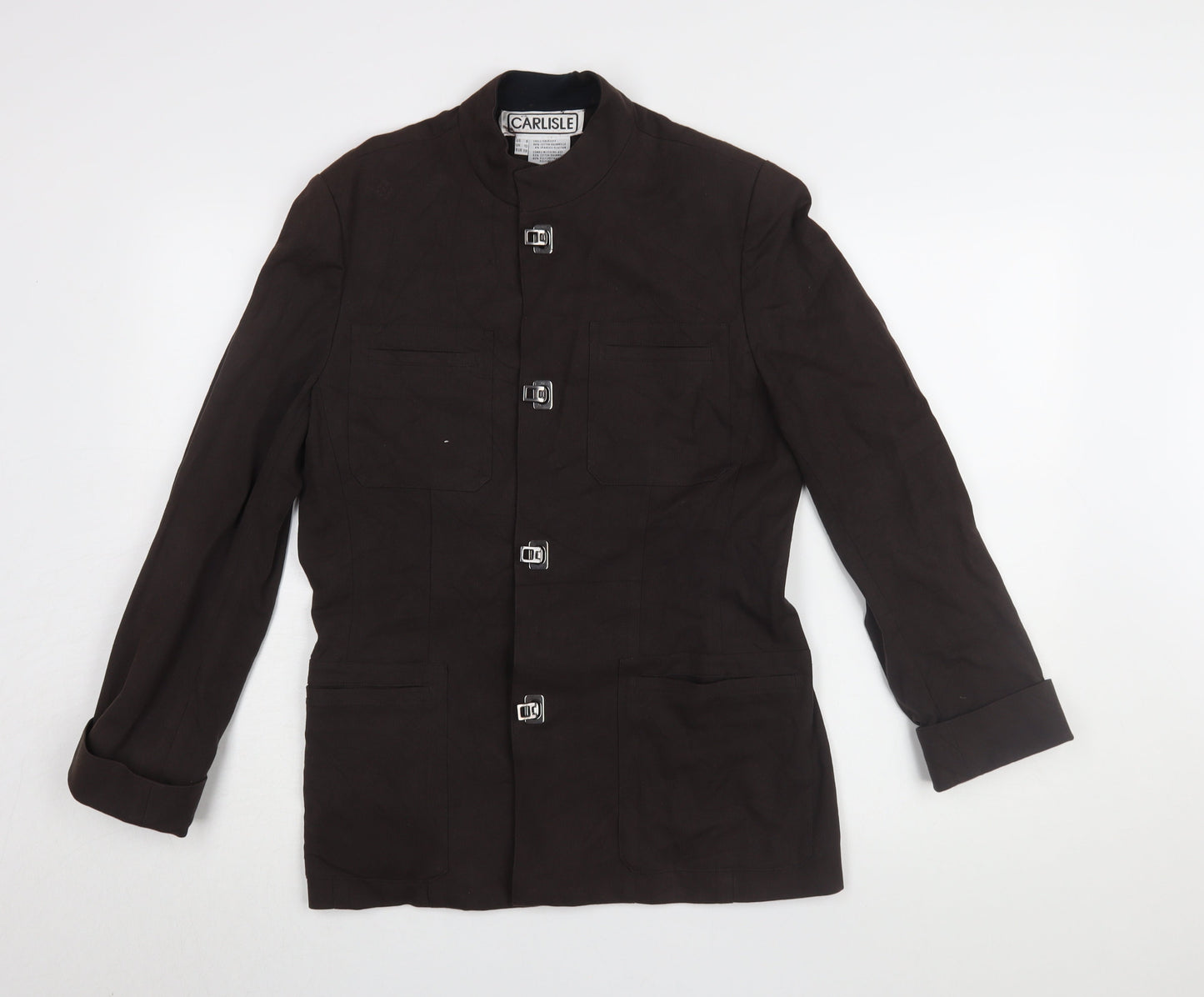 Carlisle Women's Brown Cotton Jacket Size 10