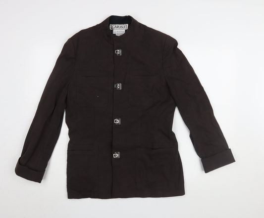 Carlisle Women's Brown Cotton Jacket Size 10